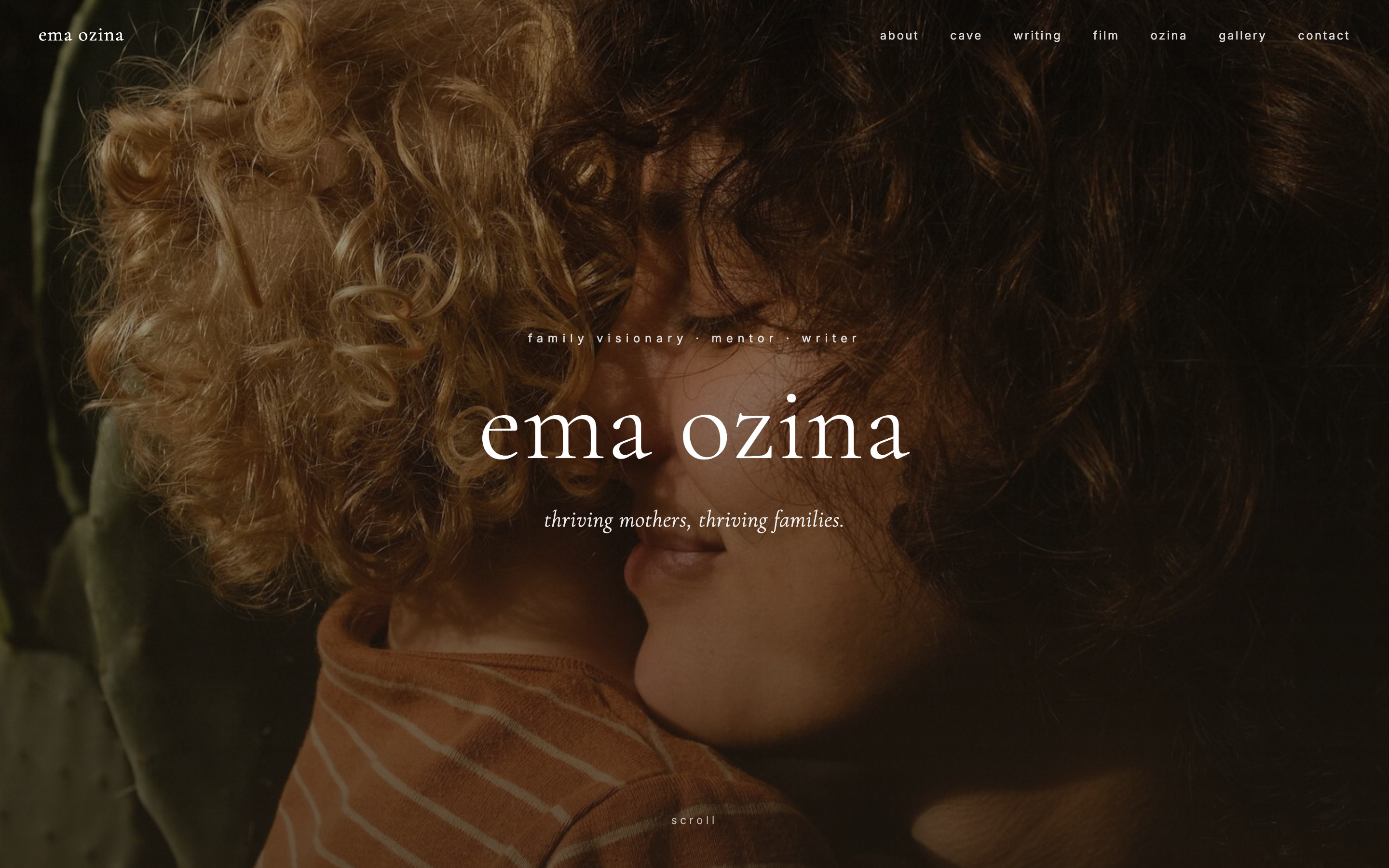 ema ozina — personal platform